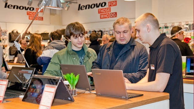 В Киеве открылся первый в Европе монобрендовый магазин Lenovo