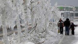 Сильнейший ледяной дождь обрушился на Европу. +ФОТО