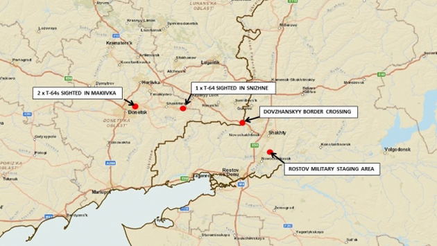 НАТО представил доказательства ввоза в Украину российской военной техники. +ФОТО