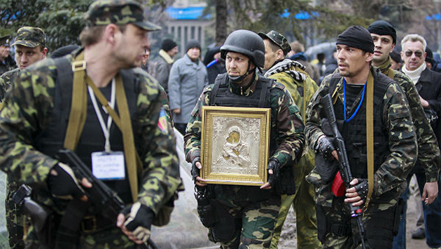 Православные традиции: Бойцам ДНР запретили нецензурно выражаться. +ФОТО