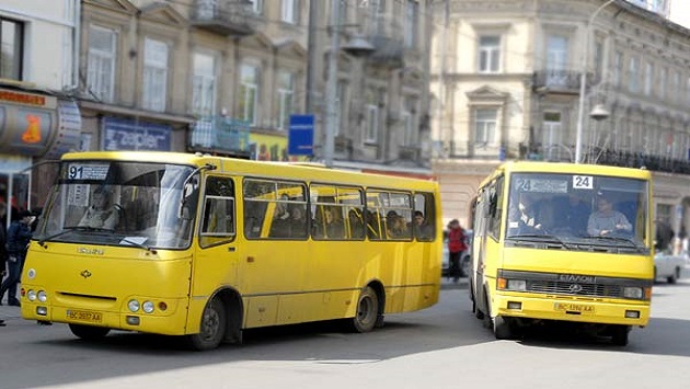 Львовские перевозчики начали забастовку, отказавшись выезжать на маршруты