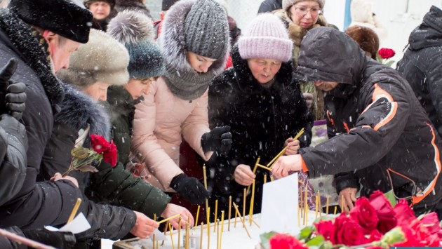 В Магнитогорске на 40-й день трагедии прошла панихида по погибшим при взрыве дома